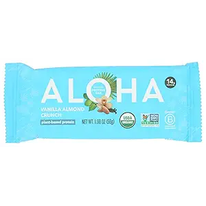 Organic Vanilla Almond Crunch Bar Sgl, 1.98 OZ