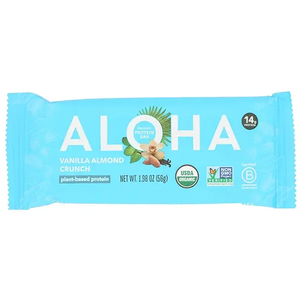 Organic Vanilla Almond Crunch Bar Sgl, 1.98 OZ 1