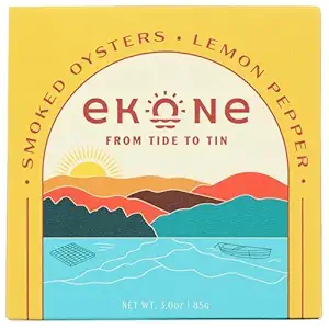 Lemon Pepper Smoked Oysters, 3 OZ