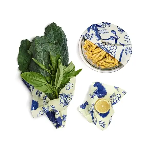 Food Wrap Bees & Bears Assorted Sizes, 1 EA 3