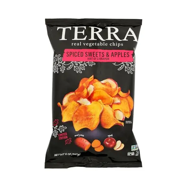 Spiced Sweets & Apples Vegetable Chips, 5 OZ 1