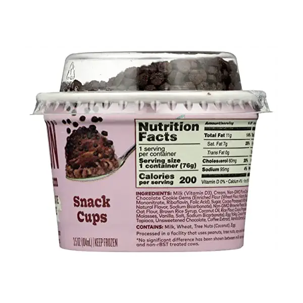 Dark Chocolate Brownie Ice Cream Single, 3.5 OZ 5