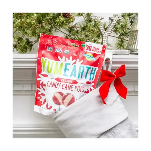 Organic Candy Cane Pops, 186 GR 4