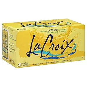 Lemon Sparkling Water 8 Pack, 12 FZ