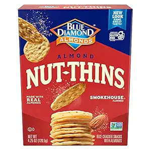 Smokehouse Almond Nut Thins, 4.25 OZ