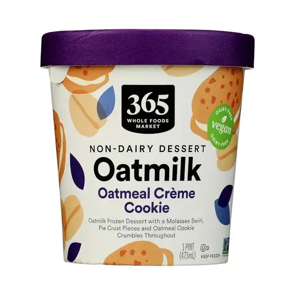 Oatmeal Crème Cookie Oat Milk Frozen Dessert, 1 PT 1