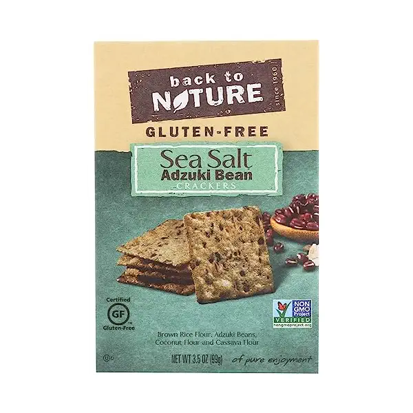 Adzuki Bean Sea Salt Crackers, 3.5 OZ 1