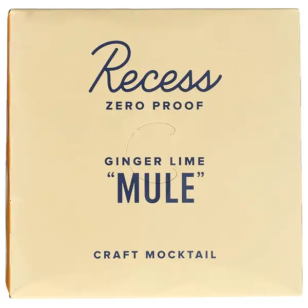 Non-Alcoholic Zero Proof Ginger Lime Mule Mocktail 4pk Cans, 355 ML 3