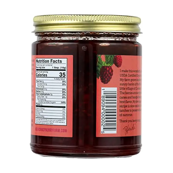 Organic Raspberry Red Chile Jam Low-sugar Organic Raspberry Jam Withchile 2