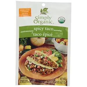 Organic Spicy Taco Seasoning Mix, 32 GR