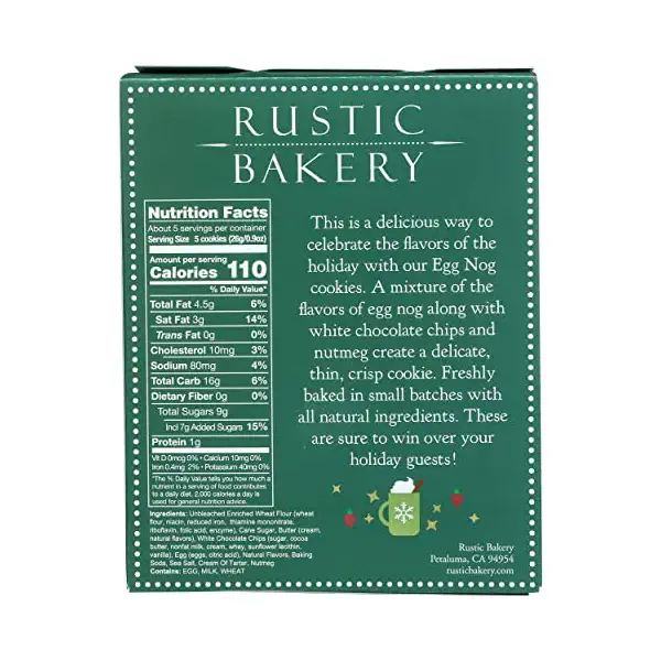 Egg Nog Cookies, 4.5 OZ 3