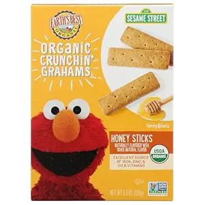 Organic Crunchin Honey Grahams, 5.3 OZ