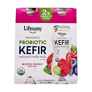 Organic Mixed Berry Kefir 4pk, 3.5 FZ