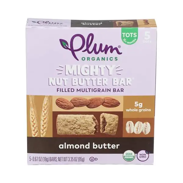 Organic Almond Butter Filled Bar 5 Count, 3.35 OZ 1