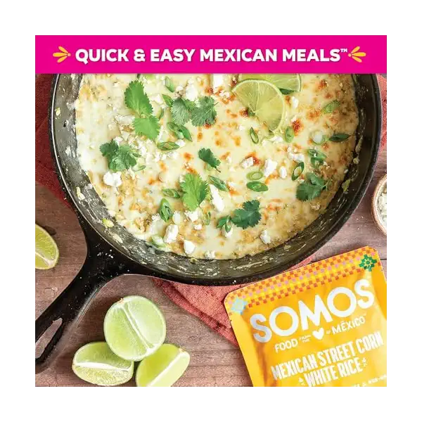 Mexican Street Corn White Rice, 8.8 OZ 3