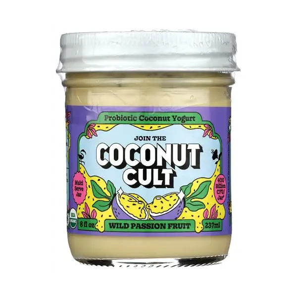Organic Wild Passionfruit Coconut Yogurt, 8 OZ 1
