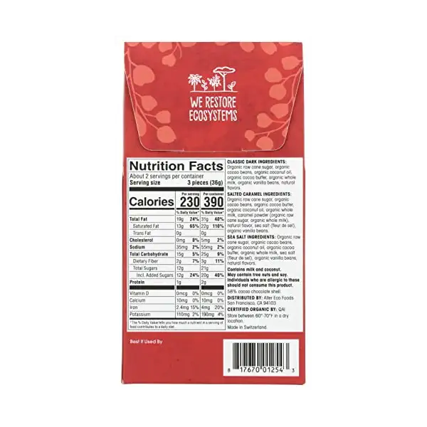 Organic Assorted Dark Chocolate Truffles, 2.1 OZ 3