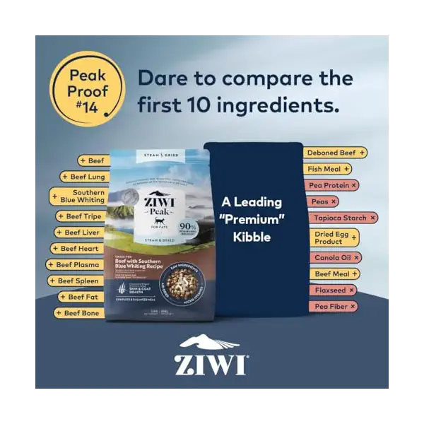 Steam Dried Chicken Whole Mackerel Cat Kibble, 16 OZ 3