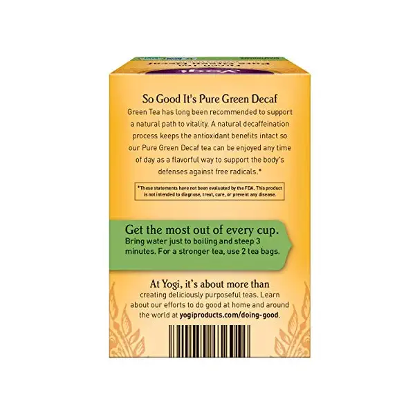Organic Decaf Pure Green Tea, 16 CT 3