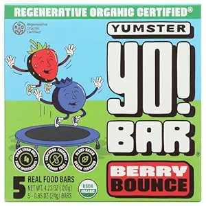 Organic Berry Bounce Bar 5 Count, 0.85 OZ