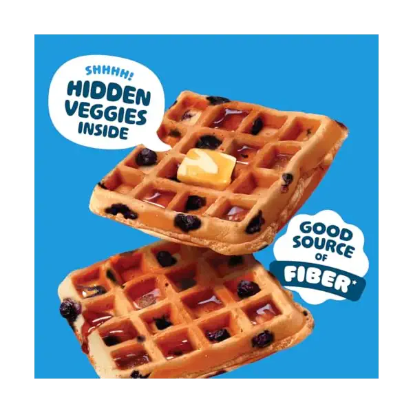 Thick & Fluffy Blueberry Waffles 4