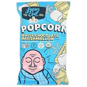 Organic White Chocolate Marshmallow Popcorn, 4.6 OZ