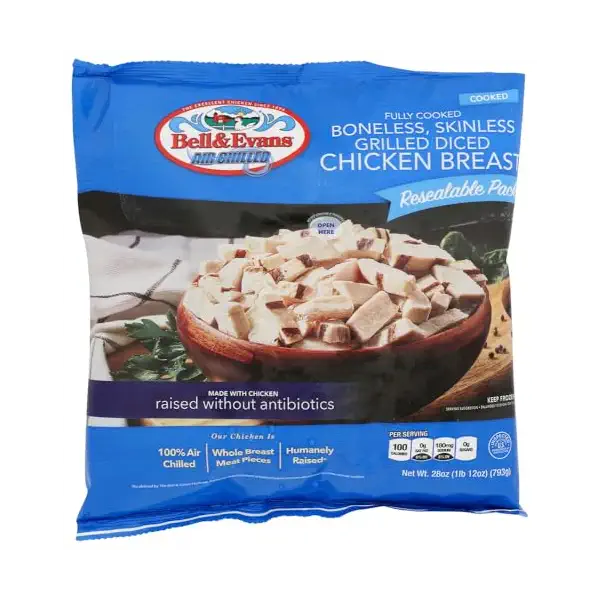 Grilled Diced Chicken Breast, 28 OZ 1