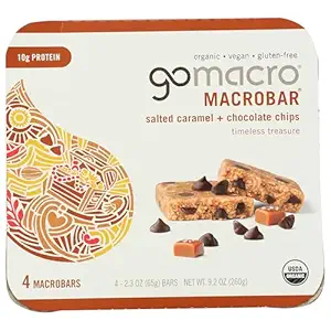 Organic Salted Caramel & Chocolate Chip Protein Bar 4ct, 2.3 OZ