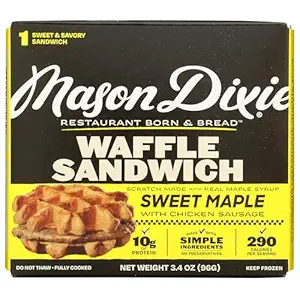 Sweet Maple Waffle Sandwiches with Chicken Sausage, 3.4 OZ