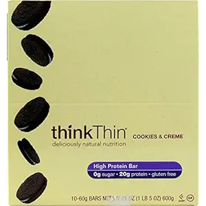 Cookies & Creme Protein Bar 10 Count, 2.1 OZ