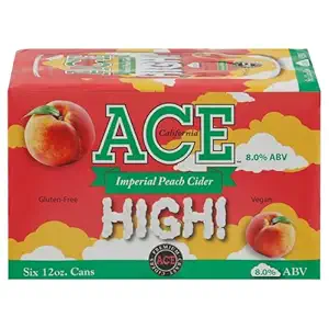 Imperial Peach Cider 6pk Cans, 12 FZ