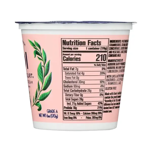 Strawberry Cream Greek Yogurt 5