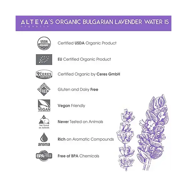 Organic Bulgarian Lavender Water Spray 3