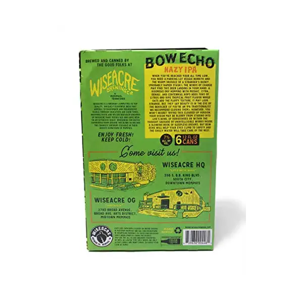 Bow Echo Hazy IPA 6pk Cans 3
