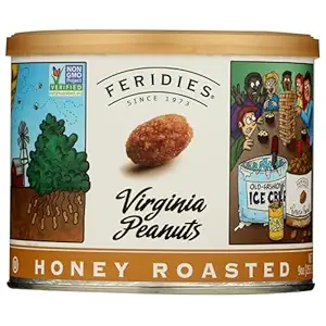 Virginia Honey Roasted Peanuts, 9 OZ