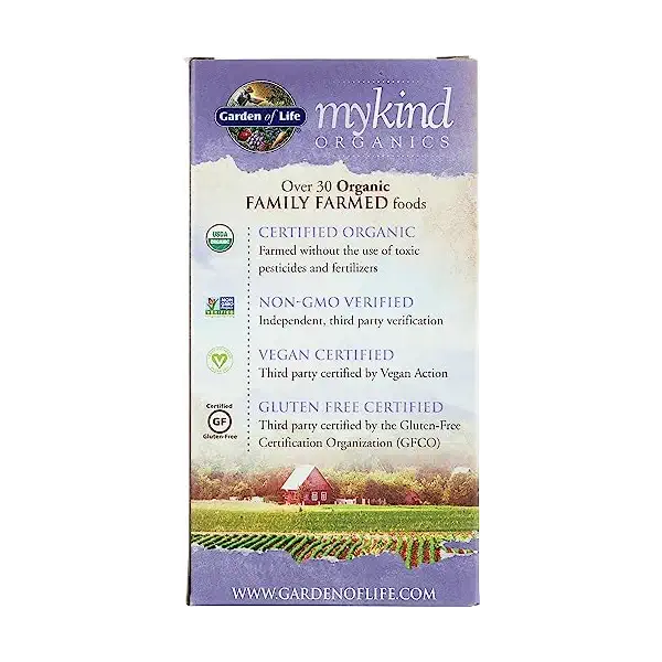 Organic Mykind Prenatal Multivitamin, 108 CT 2