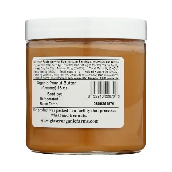 Peanut Butter 16oz Organic 2