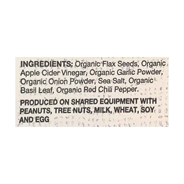 Organic Savory Flax Crackers, 5 OZ 4