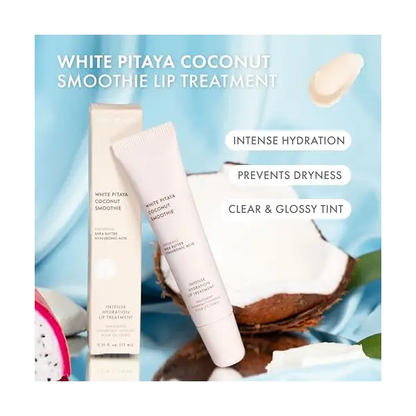 White Pitaya Coconut Smoothie Intense Lip Treatment, 0.51 FZ 3