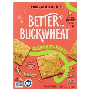 Rosemary & Herbs Buckwheat Crackers, 4.25 OZ