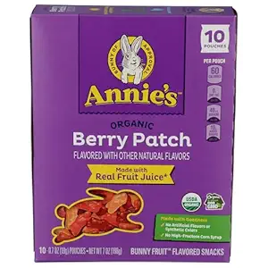 Organic Berry Patch Fruit Snacks, 7 OZ
