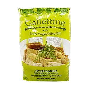 Rosemary Gallettine Crackers, 8.8 OZ