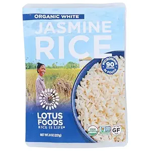 Organic White Jasmine Rice, 8 OZ