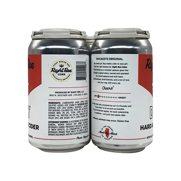 Hard Apple Dry Cider 6pk Cans 3