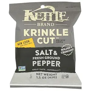 Krinkle Salt And Fresh Ground Pepper Chips, 1.5 OZ