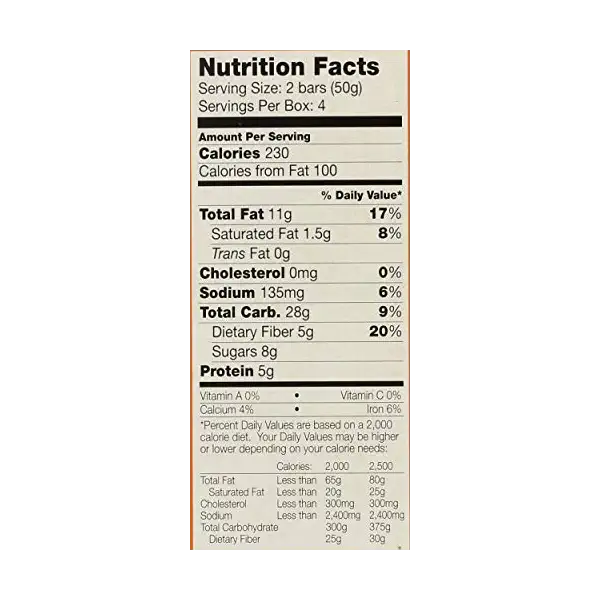 Peanut Butter Breakfast Bar, 7.04 OZ 3