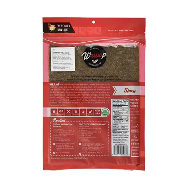 Organic Chiarawberri Spicy Raw Flatbread, 5.6 OZ 2