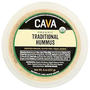 Organic Traditional Hummus, 8 OZ