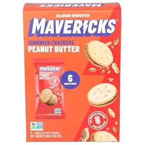 Peanut Butter Sandwich Cracker 6 Count, 1.27 OZ