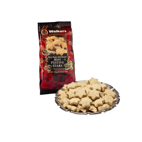 4.4OZ MINI FESTIVE SHORTBREAD STARS MINI FESTIVE STARS 2